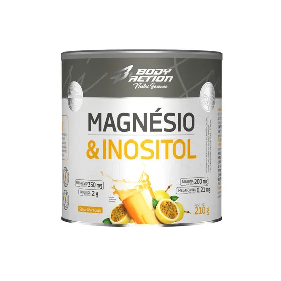 Suplemento Magnésio e Inositol 210g Bodyaction