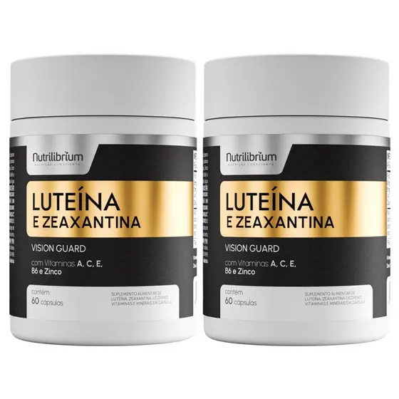 Kit 2x Luteína e Zeaxantina Vision Guard com Vit A 60 Caps Nutrilibrium