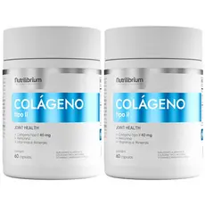 Kit 2x Colágeno Tipo 2 Premium 120 Cápsulas Com Metionina Selênio Nutrilibrium