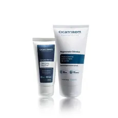 Cicatribem Kit Pele Perfeita Regenerador Dérmico 150g & Clareador Dérmico 60g para Estrias e Manchas