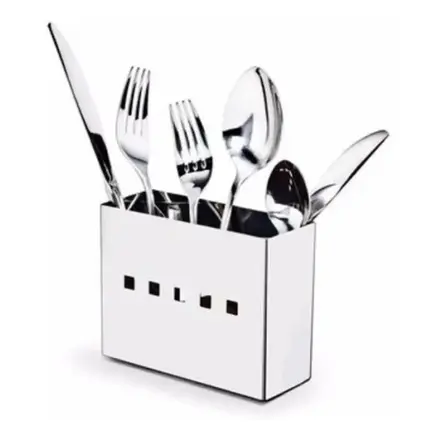 Porta Talheres Aco Inox - Escorredor Loucas Pratos Cozinha