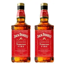 Whisky Jack Daniels Tennessee Fire 1L 2 Unidades
