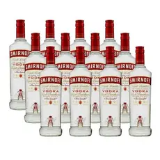 Vodka 998ml Caixa com 12 unidades Smirnoff