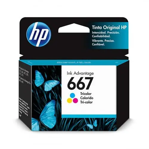 Cartucho De Tinta 667 3ym78ab Hp