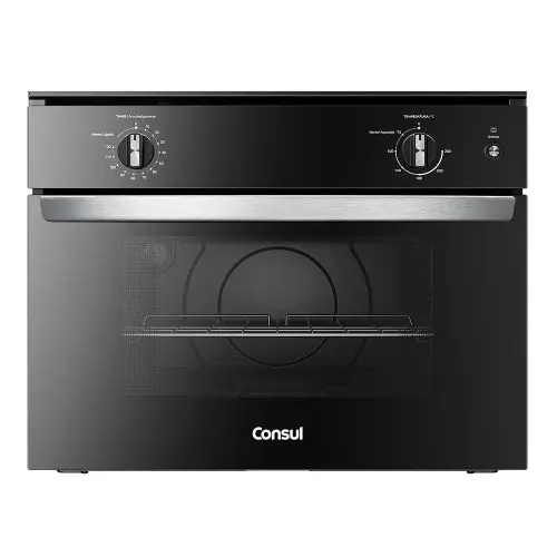 Forno de Embutir COB47BE Elétrico 47L com Timer Autodesligamento e Grill Consul