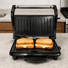 Sanduicheira Grill 800W Inox Wap 2 Em 1 Antiaderente Chapa 127v 220v Fritadeira Eletrica Elétrica