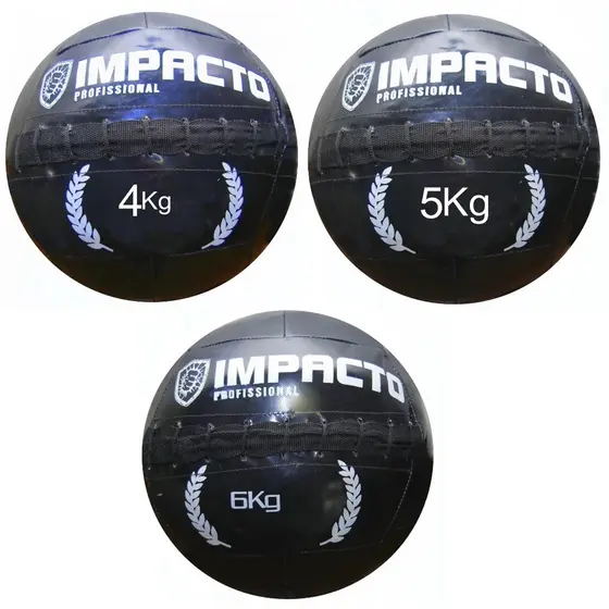 Wall Ball 4,5,6 Kg Impacto Crossfit - Funcional