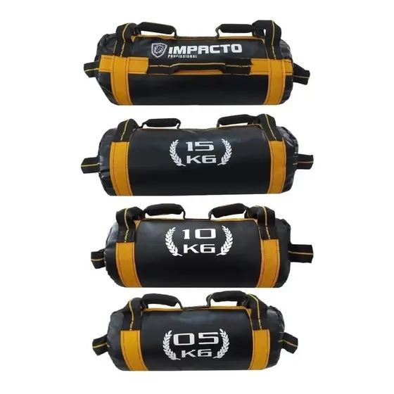 BOLSA DE PESO 5, 10 ,15 Preto Impacto Fitness