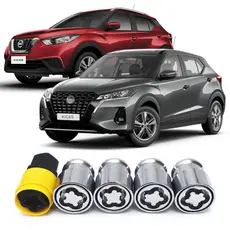 Trava Parafusos Porca Antifurto De Rodas Nissan Kicks Todos