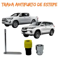 Trava Parafuso Antifurto De Estepe Pick Up Hillux Sw4 Todos