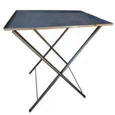 Mesa Suporte Portátil p/ Fogão 2 Bocas | Fechada, Dobrável, Ideal p/ Camping e Viagem