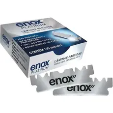 Laminas Para Navalhete Fio Unico Enox Platinum com 100unid