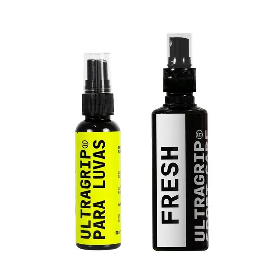 Kit ULTRAGRIP® Cola Grip Para Luvas De Goleiro 60ml + Desodorante Para Tênis Luvas Capacetes Fresh