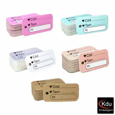 Mini Tag para Roupas pacote com 500 peças