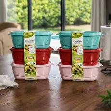 Pague 3 Leve 6 – Kit de Potes Herméticos Premium com Vedação Segura