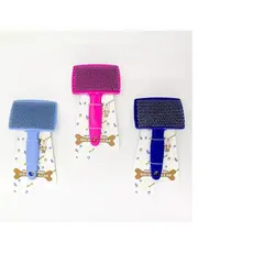Escova Rasqueadeira Massageadora para Cães e Gatos – Ideal para Penteado e Cuidados com o Pelo