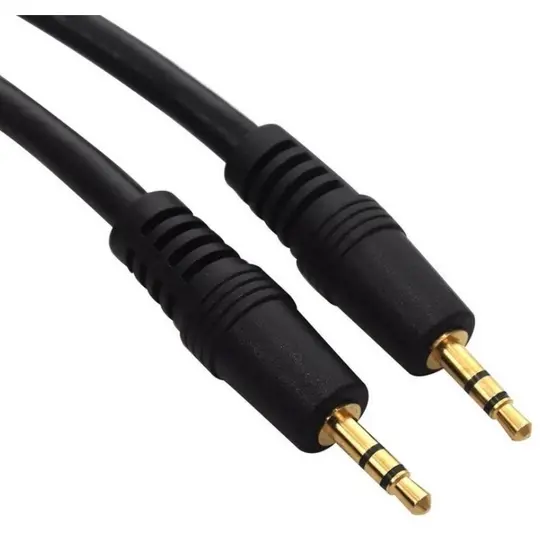 Cabo Auxiliar Kit 10 Pçs P2 X P2 Alta Qualidade 1.5 M Embalagem Radio Celular Mp3 Mp4