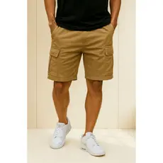 Bermuda Cargo Sarja 100% Algodão Original 6 Bolsos Skate Elegante