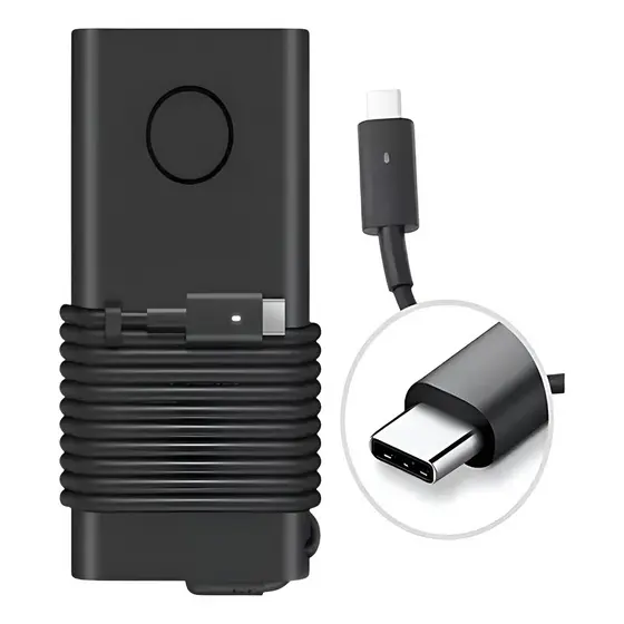 Carregador Fonte Para Notebook Dell 130w 20v Type-c Latitude