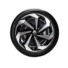 Kit 4x Calotas Spider Aro 13/14/15 Renault Sandero Clio Logan + Emblema Resinado