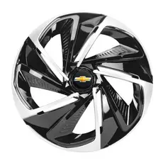 Calota Esportiva Nitro Aro 14 Black Silver Gm Corsa Celta Prisma Agile