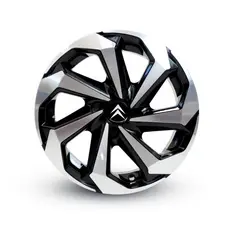 Jogo 4 Calotas Esportiva Spider Aro 14/15 Prata/Preto Citroen C3 C4 AirCross Picasso Xsaara