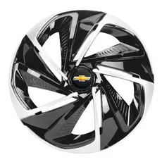 Calota Esportiva Nitro Aro 13 Black Silver Gm Corsa Celta Prisma Agile - Unidade