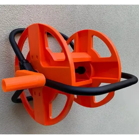 Suporte Enrolador De Mangueira Fixo Parede Carretel 40m
