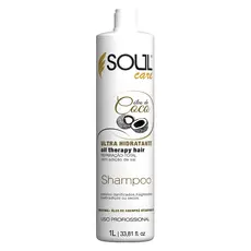 Shampoo Hidratante Óleo de Coco e D-Pantenol 1 Litro Cronograma Capilar Queratina Atacado Revenda