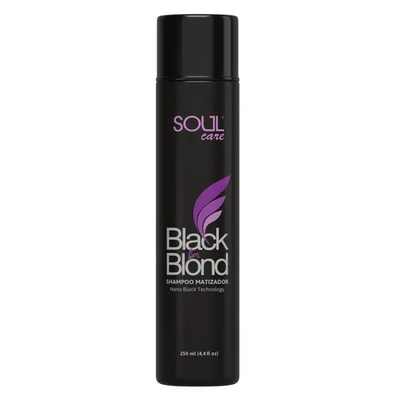 Shampoo Matizador Desamarelador Blond Black Cabelo Loiro e Grisalho 300ml