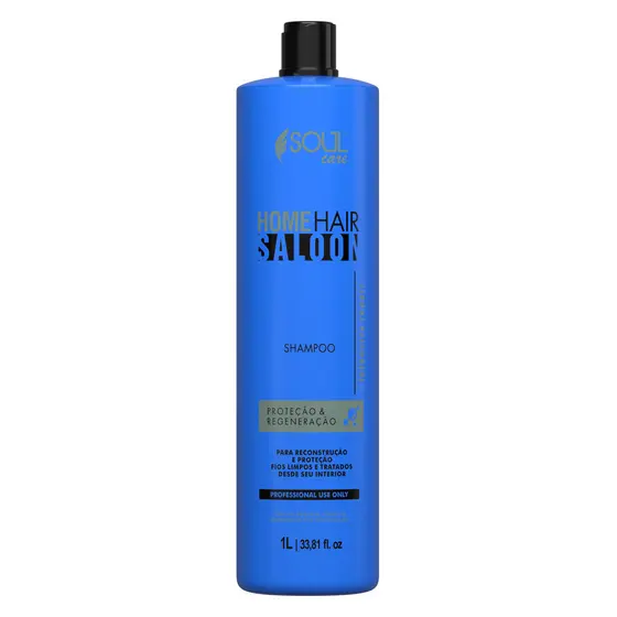 Shampoo Nutritivo Home Hair Saloon Queratina Nutrição Capilar Hidratação 1L