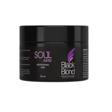 Máscara Matizadora Nano Black 280g Sem Sulfato e Sem Parabenos Queratina Banho de Brilho Cabelo