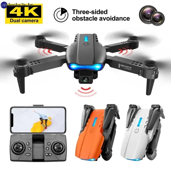 Drone Dual Camera E99 K3 Pro 4K HD Mini RC Wi-Fi Drone Proficional Duas Cameras