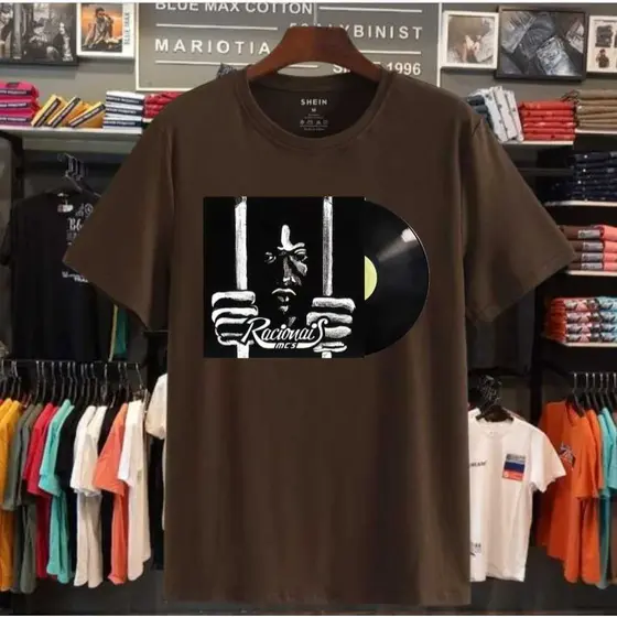 Camiseta Racionais Mc's T-shit 100% Algodão Blusa Unissex estampa em Dtf Super qualidade Hip Hop Rap Trap Musica Negra
