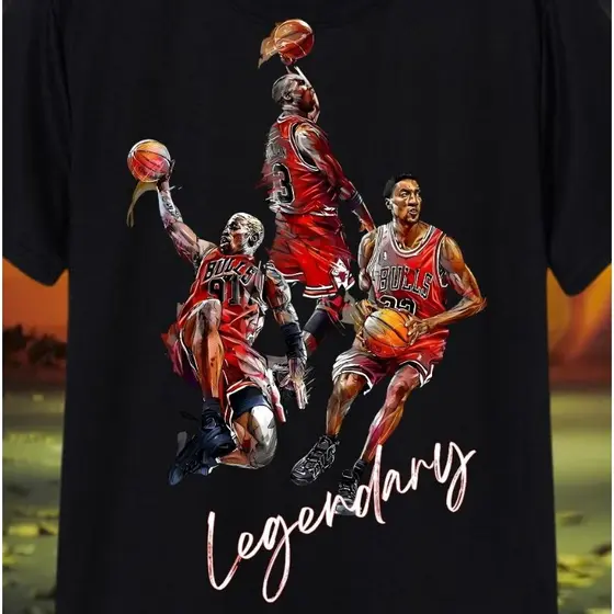 Camiseta Basquete Oversized Masculina 100% Algodão Premium Streetwear