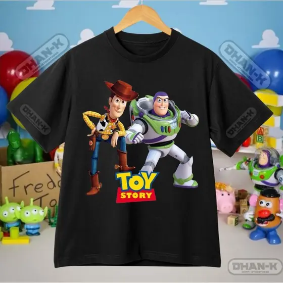 Camiseta Infantil Adolescente Adulto Toy Story Blusa Algodão Premium Estampa Envio Rápido Filme Desenho Criança