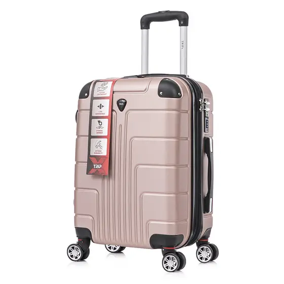 Mala De Viagem M茅dia 23kg 4 Rodinhas de Giro em 360掳 TripX