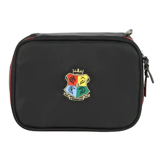 Estojo Harry Potter Hogwarts Oficial Preta com Zíper – Porta Objetos Geek