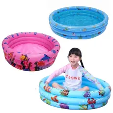 Piscina Inflável 60 Cm Infantil Redonda Criança Rosa Azul Amarela Bebe Piscina Praia Jardim