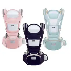 Banco De Cintura Para Bebê Canguru Bebe Passeio Varias Cores Mochila Infantil