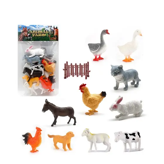 Brinquedo Infantil Animais Brinquedos Para Menino Infantil Kit Animal Fazenda Interativo Crianças
