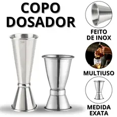 Dosador De Bebida Com Medidor De Bebidas Alcoólicas Profissional Multiuso Bartender Whisky Gin