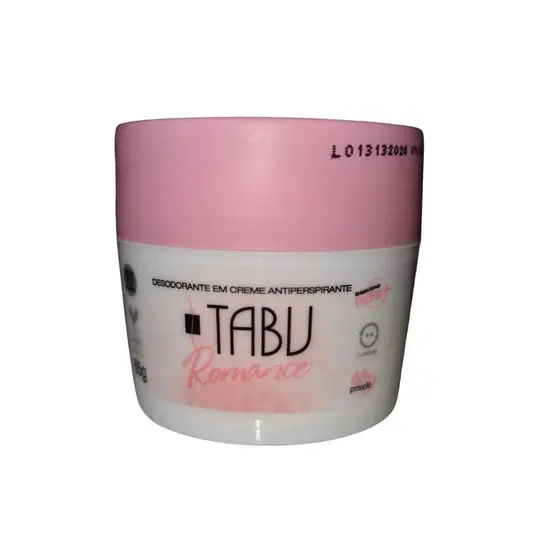 Kit com 2 Desodorante creme antiperspirante - Tabu Romance - 55g - 48h de proteção