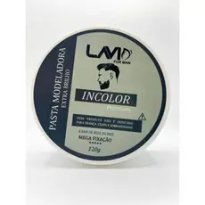 Pomada modeladora masculina Lavid for man incolor 120g mega fixação extra brilho