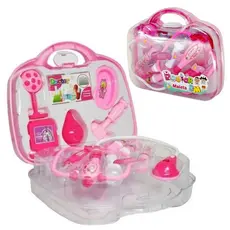 Maleta Doutora Médica Kit com Luz e Som Brinquedo Infantil Menina Crianças Dm Toys DMT5583