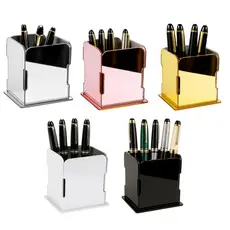 Organizador Porta Canetas Luxo Escritório Consultório Clinica Elegante Decorativo Mesa
