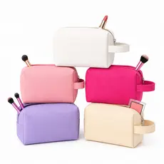 Necessaire com Alça pra Make ou Uso Pessoal, Revenda Unissex - Variações 1 Unid, 2 Unids e 3 Unids