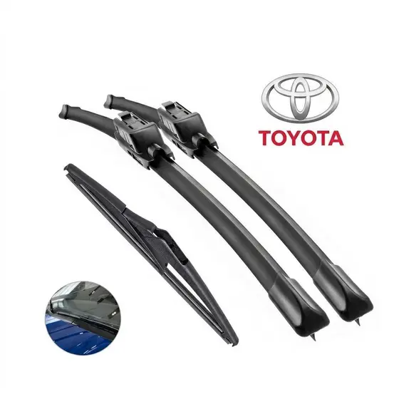 kit Palhetas Limpador de Parabrisa Silicone Toyota Corolla Hilux Yaris Etios Sw4