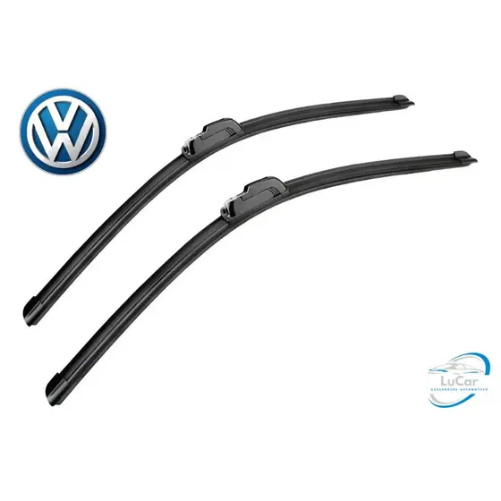 Par de Palhetas Limpador de Parabrisa Silicone Universal Volkswagen Gol Bola Parati Saveiro G2 G3 G4