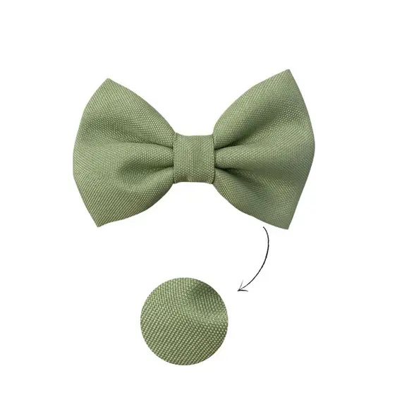 Gravata Borboleta Verde Oliva Clara Lisa Social adulto/infantil para Padrinhos e Pajens de Casamento